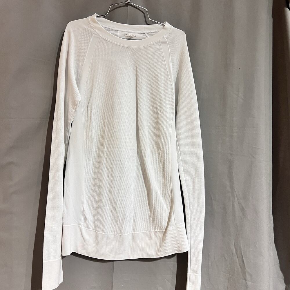 Athleta women's long-sleeve crewneck top Size Extra Small TG2064
